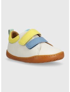 Детски половинки обувки от кожа Camper в жълто