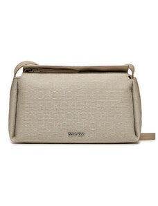 Дамска чанта Calvin Klein Gracie Mini Bag_Jcq Mono K60K611753 Stoney Beige Jacquard Mono PEA