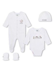 Комплект за бебета BOSS в бяло
