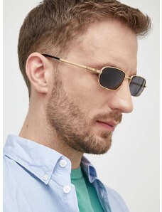 Слънчеви очила Gucci в златисто GG1457S