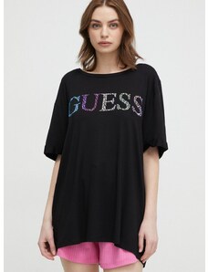 Плажна тениска Guess в черно E4GI02 K68D2