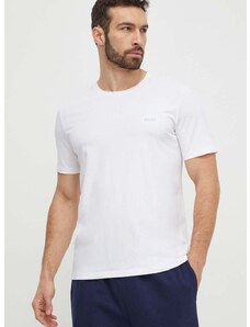 Домашна тениска BOSS в бяло с меланжов десен 50515312