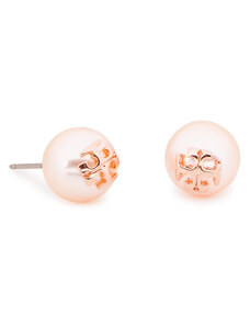 Обици Tory Burch Crystal Pearl Stud Earring 11165514 Rose/Rose Gold 657