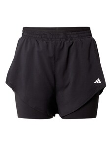 ADIDAS PERFORMANCE Спортен панталон 'Designed For Training 2In1' черно / бяло