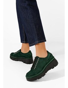 Zapatos Ежедневни обувки естествена кожа Keresa зелен
