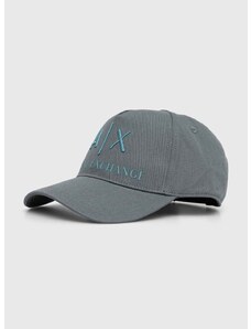 Памучна шапка Armani Exchange в черно с апликация 954039 CC513 NOS