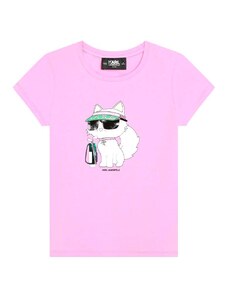 KARL LAGERFELD K Детско T-Shirt Z30111 47f pink