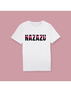 NAZAZU Дамска памучна тениска в цвят по избор с кръгло деколте Smile- NZZ 5045