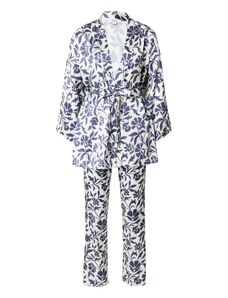 ETAM Пижама нейви синьо / бяло