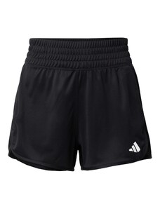 ADIDAS PERFORMANCE Спортен панталон 'Pacer Essentials High Rise' черно / бяло