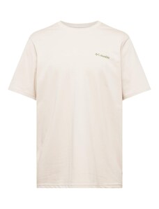 COLUMBIA Функционална тениска 'Explorers Canyon' бежово / зелено