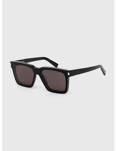 Слънчеви очила Saint Laurent в черно SL 610