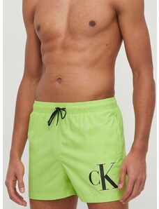 Плувни шорти Calvin Klein в зелено KM0KM00967