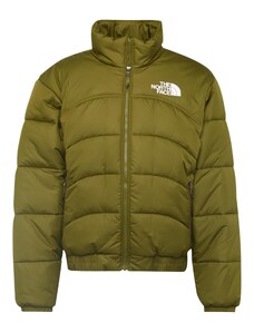 THE NORTH FACE Зимно яке светлозелено / бяло