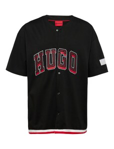 HUGO Риза 'Danome' червено / черно / бяло