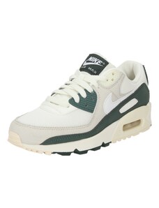Nike Sportswear Ниски маратонки 'AIR MAX 90' кремаво / тъмнозелено / бяло