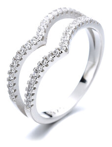 DELIS Сребърен пръстен, JW883, елегантен дизайн, с родиево покритие