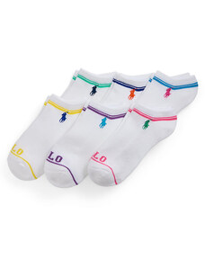 Комплект 6 чифта дълги чорапи дамски Polo Ralph Lauren Clr Logo 6Pk 455942336001 Grey