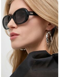 Слънчеви очила Chloé в черно CH0197S