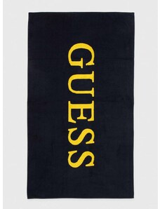 Памучна кърпа Guess в тъмносиньо E4GZ04 SG00P