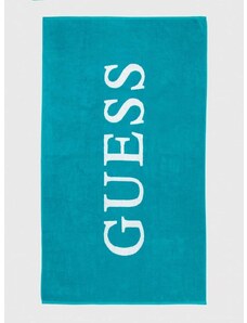 Памучна кърпа Guess в синьо E4GZ04 SG00P