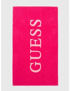 Памучна кърпа Guess в розово E4GZ04 SG00P