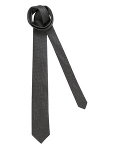 BOSS Вратовръзка сиво / черно