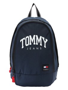 Tommy Jeans Раница нейви синьо / бяло