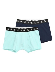 Calvin Klein Underwear Шорти за плуване нейви синьо / аквамарин / черно / бяло