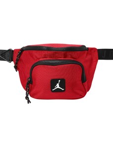 Jordan Чанта 'RISE' червено / черно / бяло