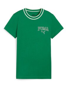 PUMA Тениска 'SQUAD' зелено / бяло