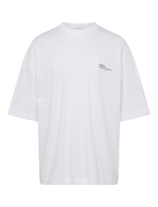 TOPMAN Тениска тъмнобежово / светлозелено / черно / бяло