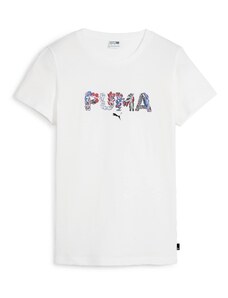 PUMA Тениска пъстро / бяло