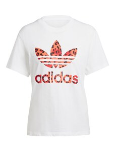 ADIDAS ORIGINALS Тениска 'TREFOIL' червено / черно / бяло
