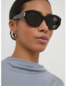 Слънчеви очила Saint Laurent в черно SL 639