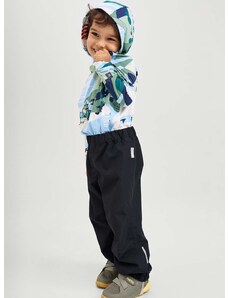 Детски водоустойчив панталон Reima Kaura в черно
