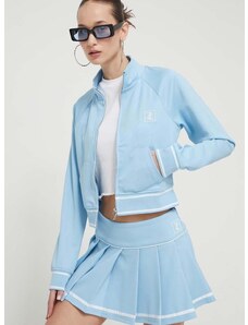 Суичър Juicy Couture в синьо с апликация