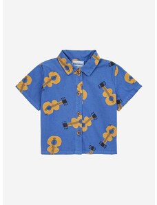 Детска памучна риза Bobo Choses в синьо