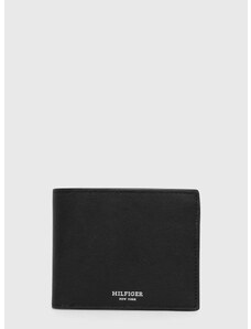 Кожен портфейл Tommy Hilfiger мъжки в черно AM0AM12196