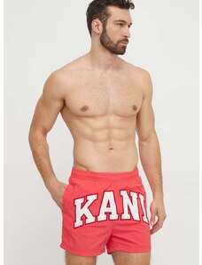 Плувни шорти Karl Kani в червено