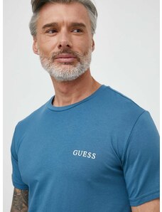 Тениска Guess JOE в тъмносиньо с принт U4GM01 K6YW0
