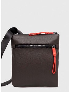 Чанта през рамо Armani Exchange в кафяво