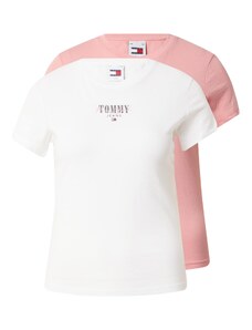 Tommy Jeans Тениска 'ESSENTIAL' нейви синьо / розе / червено / бяло