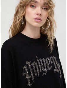 Памучен пуловер Aniye By в черно 185526