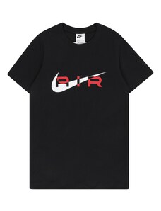 Nike Sportswear Тениска 'AIR' червено / черно / бяло