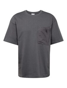 COLUMBIA Функционална тениска антрацитно черно / черно / бяло