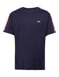 GANT Тениска морскосиньо / тъмночервено / бяло