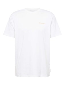 COLUMBIA Функционална тениска 'Explorers Canyon' оранжево / бяло