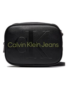 Дамска чанта Calvin Klein Jeans Sculpted Camera Bag18 Mono K60K610275 Black/Dark Juniper 0GX
