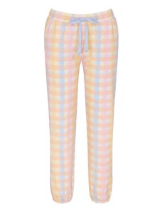 TRIUMPH Панталон пижама гълъбово синьо / жълто / розово / бяло